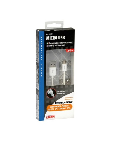 Cavo Usb  al  Micro Usb - 100 cm - Bianco