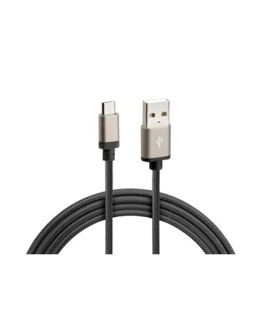 Cavo rinforzato Usb  al  Micro Usb - 100 cm - Nero