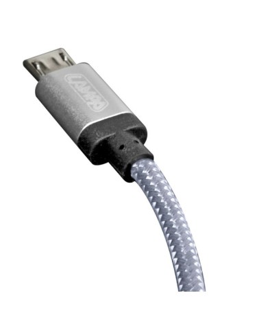 Cavo rinforzato Usb  al  Micro Usb - 100 cm - Grigio