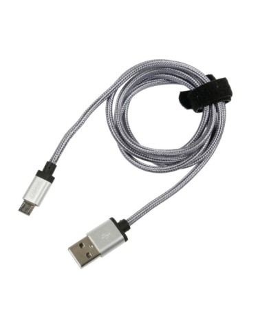 Cavo rinforzato Usb  al  Micro Usb - 100 cm - Grigio