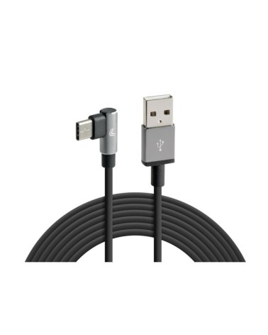 Cavo 90° Usb  al  Usb Type-C - 200 cm - Nero