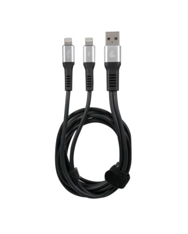 Cavo con doppio connettore, Usb  al  Apple 8 Pin - 100 cm - Nero