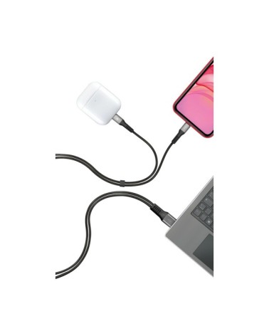 Cavo con doppio connettore, Usb  al  Apple 8 Pin - 100 cm - Nero