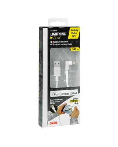 Cavo 90° Usb  al  Lightning - 100 cm - Bianco