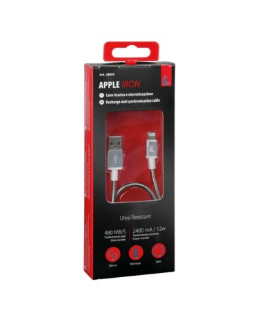 Iron, cavo Usb  al  Apple 8 pin - 100 cm