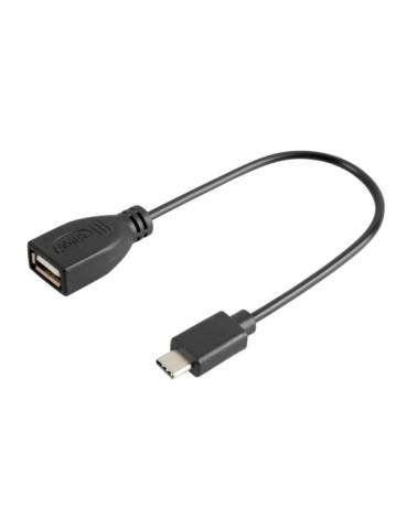 Cavo OTG Usb  al  Usb Type-C - 20 cm - Nero