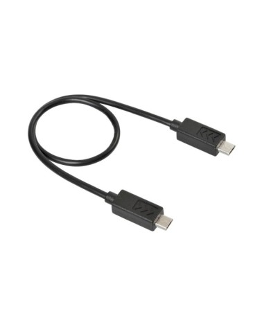 Cavo OTG Micro Usb  al  Micro Usb - 30 cm - Nero