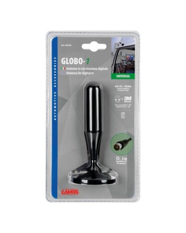 Globo-1, antenna TV con ricezione digitale - 130 mm