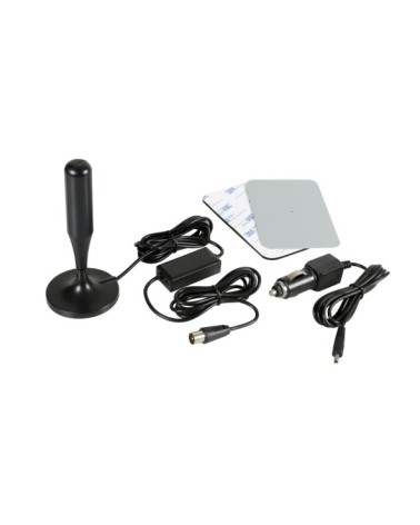 Globo-1 Plus, antenna TV amplificata con ricezione digitale, 12 24V - 130 mm