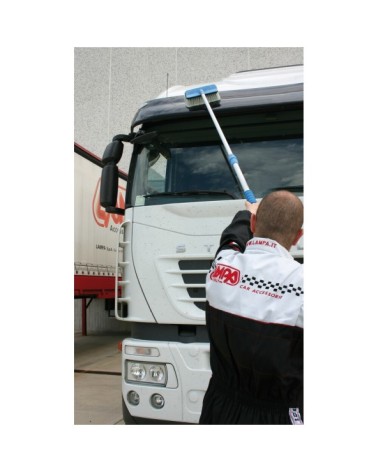 Truck-Wash, set idrospazzola con manico telescopico, innesto a vite