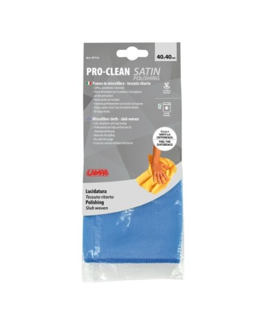 Pro-Clean - 40x40 cm - Panno lucidatura - Tessuto ritorto