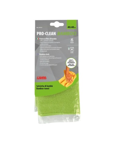 Pro-Clean - 40x40 cm - Panno ecologico - Tessuto in fibra di bambù