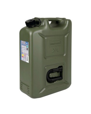 Tanica carburante in polietilene, modello militare - 20 L