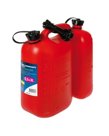 Tanica carburante a 2 comparti - 5,5+3 L