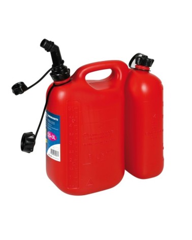 Tanica carburante a 2 comparti - 5,5+3 L