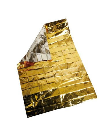 Coperta isotermica oro argento - 160x210 cm