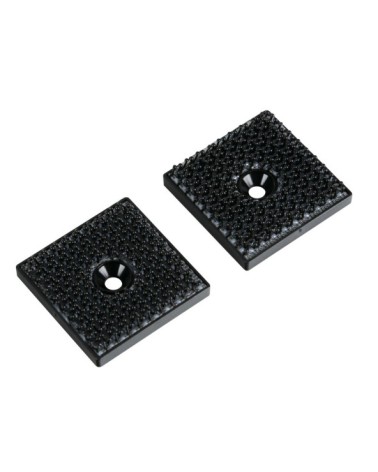 Clips Duotec auto-accoppianti, foro centrale, set 2 pz - 30x30 mm