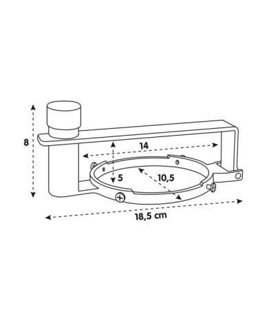 T-Block, antifurto carburante - d. 80 mm