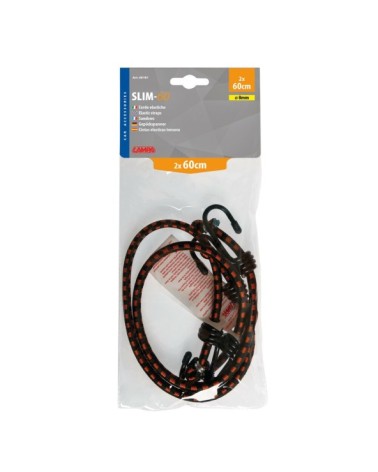 Corde elastiche slim - d. 8 mm - 2x60 cm