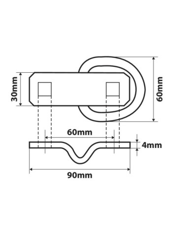 G-3, anelli per ancoraggio, 2 pz