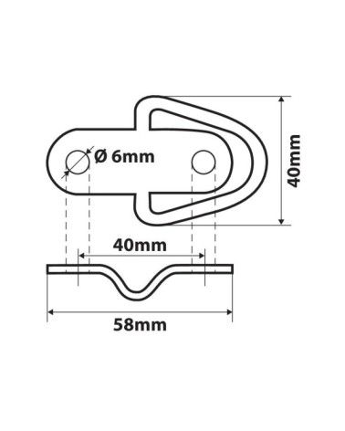 G-4, anelli per ancoraggio, 2 pz