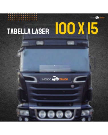 Tabella LASER RGB 12/24v Personalizzata 100cm x 15cm