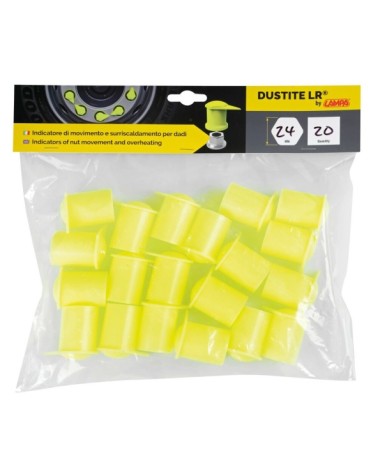  set 20 pz - 27 mm - Giallo fluo