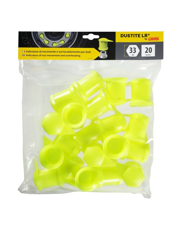  set 20 pz - 27 mm - Giallo fluo