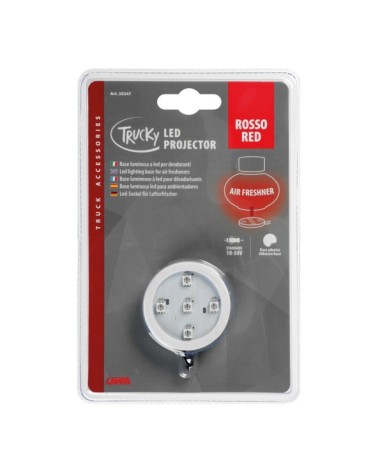 Trucky Led, base luminosa a led, 12 24V - 1 colore dal Rosso