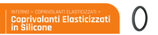 Coprivolanti elasticizzati in silicone