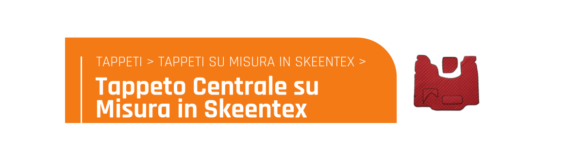 Tappeto centrale su misura in Skeentex