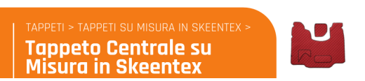 Tappeto centrale su misura in Skeentex